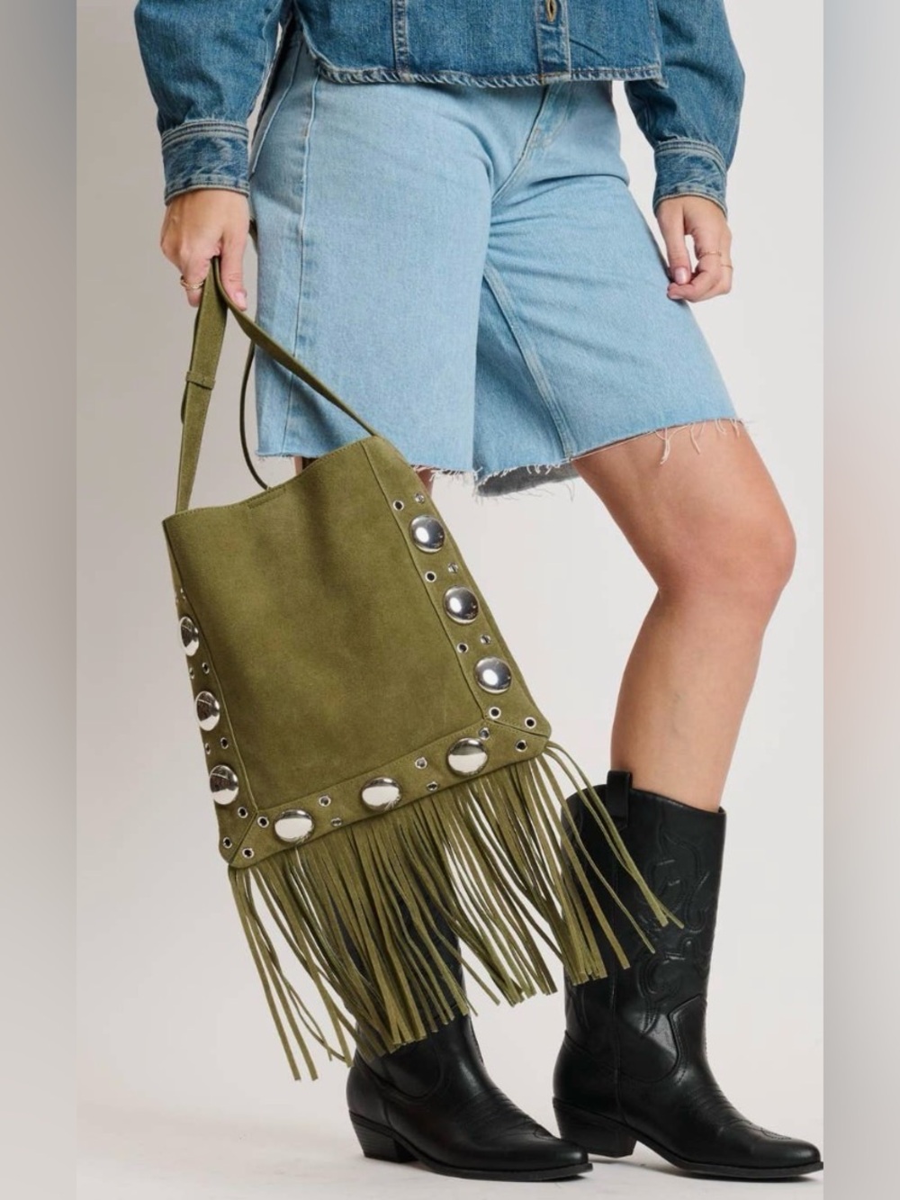 Moda Luxe Rocker Chic Courtney Crossbody - Picture 2 of 5